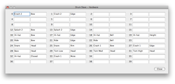 Hardware configuration window